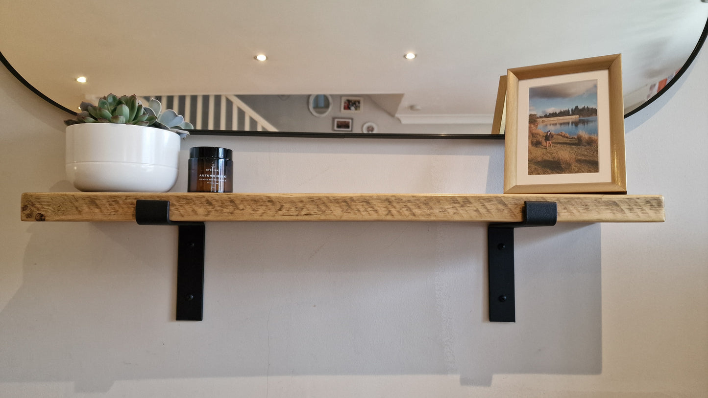 15cm Deep - Reclaimed Scaffold Board Shelves