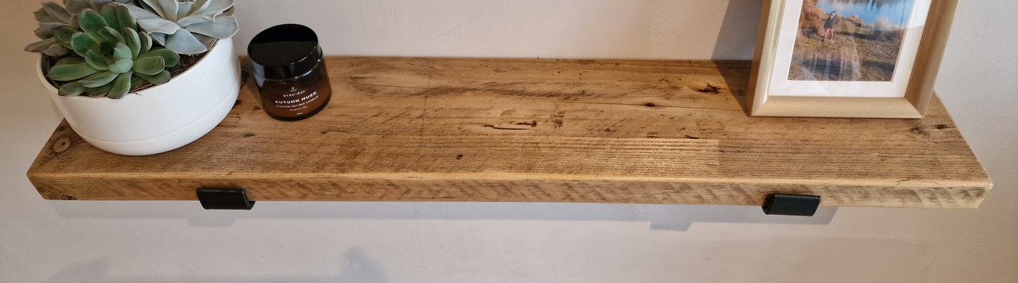 15cm Deep - Reclaimed Scaffold Board Shelves