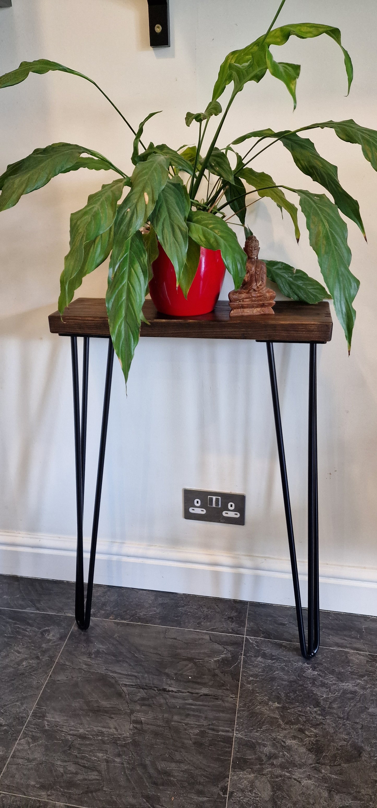 Reclaimed Scaffold Board Console Table - Entryway Table