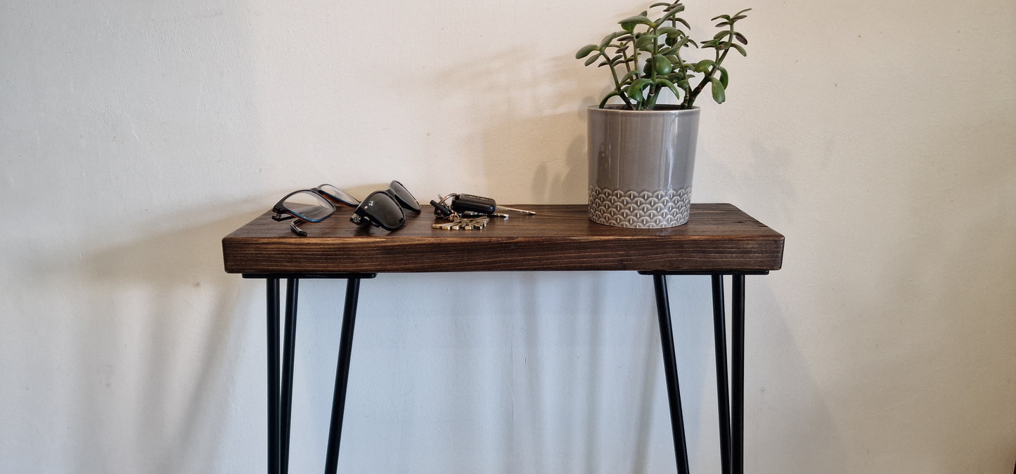 Reclaimed Scaffold Board Console Table - Entryway Table