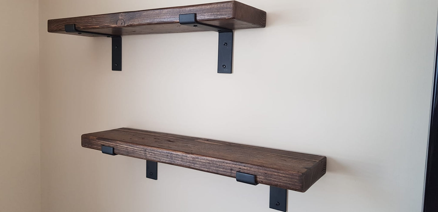 15cm Deep - Reclaimed Scaffold Board Shelves